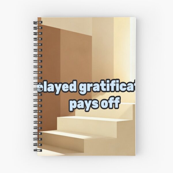 Item preview, Delayed Gratification – Staircase Scene with Motivational Quote designed and sold by Cristhian Almanza.