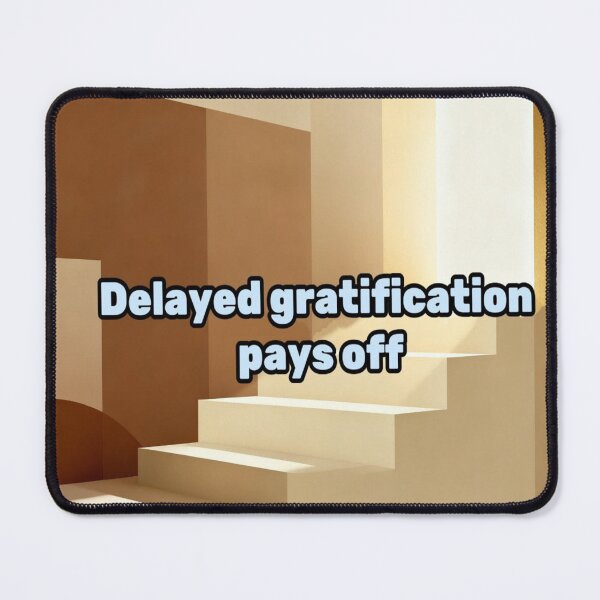 Item preview, Delayed Gratification – Staircase Scene with Motivational Quote designed and sold by Cristhian Almanza.