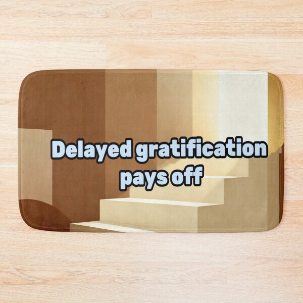 Item preview, Delayed Gratification – Staircase Scene with Motivational Quote designed and sold by Cristhian Almanza.