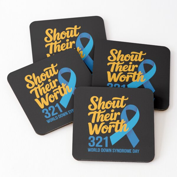 Item preview, Shout Their Worth World Down Syndrome Day 321 Men Women Kids designed and sold by gerardostokes.