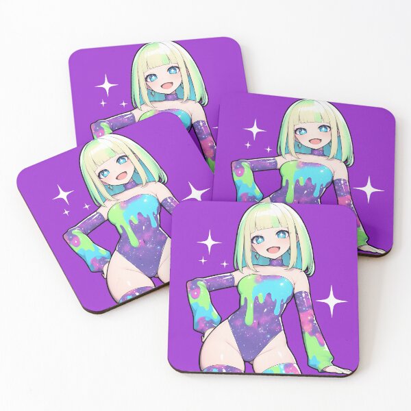 Item preview, Cosmic Slime Spacecore Anime Girl designed and sold by bubblegoth.