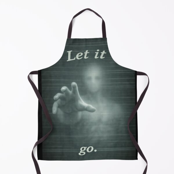 Item preview, Let It Go - Cursed Affirmation Ghost in Static (Analog Horror) designed and sold by Absurd Cult Co..