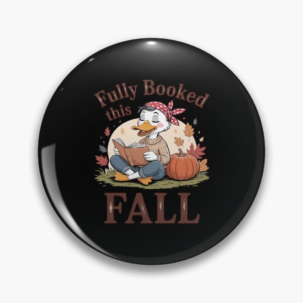 Item preview, Funny Duck Reading Pumpkin Fully Booked This Fall Book Lover designed and sold by countntenov.