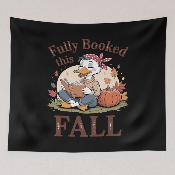 Item preview, Funny Duck Reading Pumpkin Fully Booked This Fall Book Lover designed and sold by countntenov.