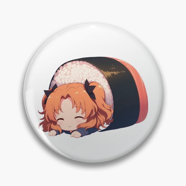 Item preview, Adorable Orange Pekoe Girls Und Panzer Chibi Sushi Anime Girl designed and sold by CarlosBender.