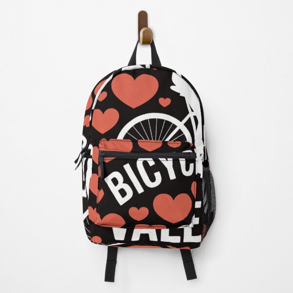 Item preview, Red Heart Cupid Love Graphic Bicycle Is My Valentine Day designed and sold by cherylbartlett.