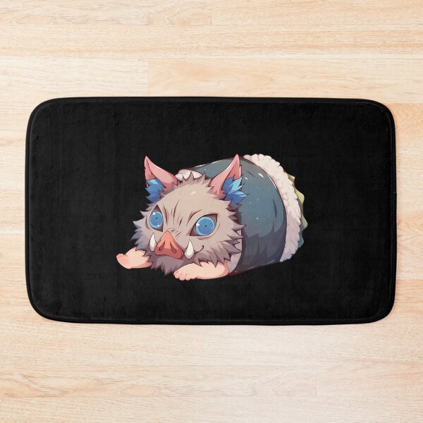 Item preview, Funny Inosuke Hashibira Demon Slayer Chibi Sushi Anime Boy designed and sold by CarlosBender.