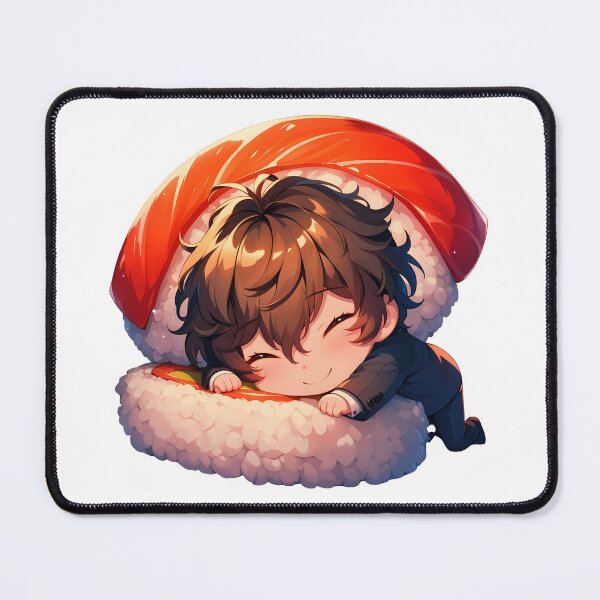 Item preview, Game Goro Akechi Persona 5 Chibi Kawaii Sushi Anime Boy designed and sold by CarlosBender.