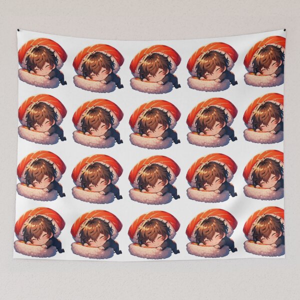 Item preview, Game Goro Akechi Persona 5 Chibi Kawaii Sushi Anime Boy designed and sold by CarlosBender.
