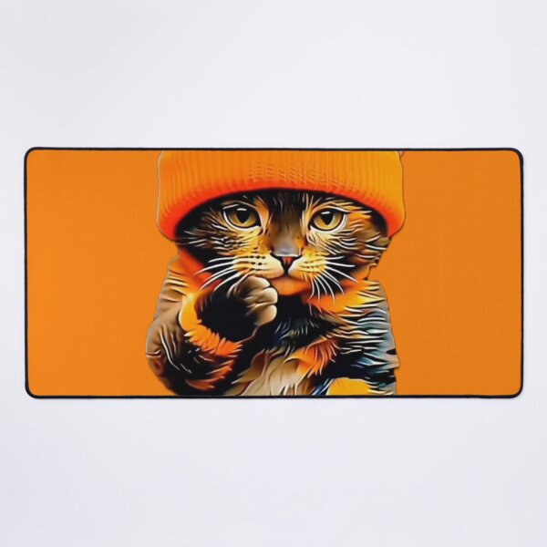 Item preview, BIG Sammy the Cat In The Orange Hat designed and sold by ParisPoet.