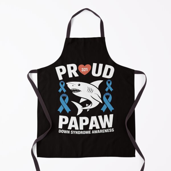 Item preview, Proud Papaw World Down Syndrome Awareness Day Shark T21 designed and sold by cherylbartlett.