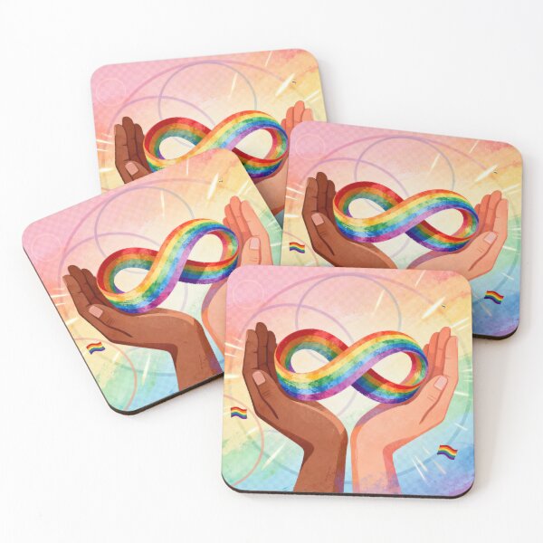 Item preview, "Infinite Love: Diverse Hands Rainbow Unity" designed and sold by rainbowgremlin.