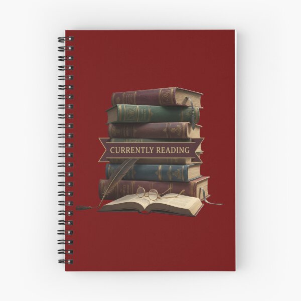 Item preview, Currently Reading Book Stack Sticker - Dark Academia Bookworm Library Gift Book Lover designed and sold by RealVibeVault.