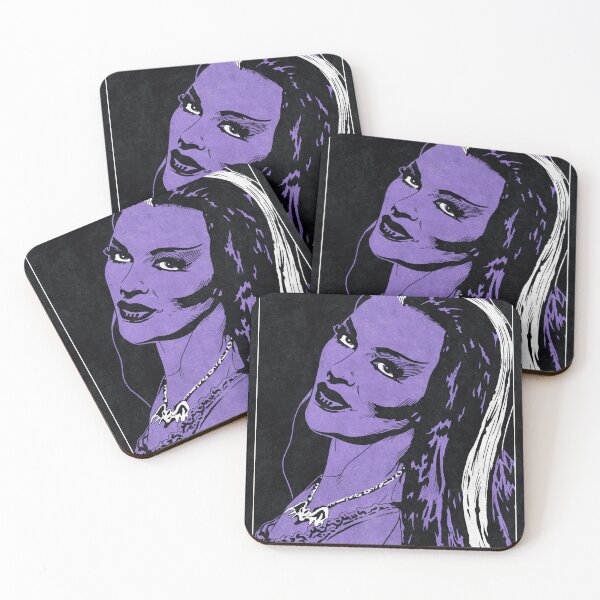 Item preview, LILY MUNSTER - The Munsters (Monochrome) designed and sold by FamousWeirdosRB.