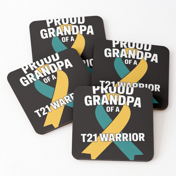 Item preview, Proud Grandpa Trisomy 21 World Down Syndrome Awareness Day designed and sold by cherylbartlett.