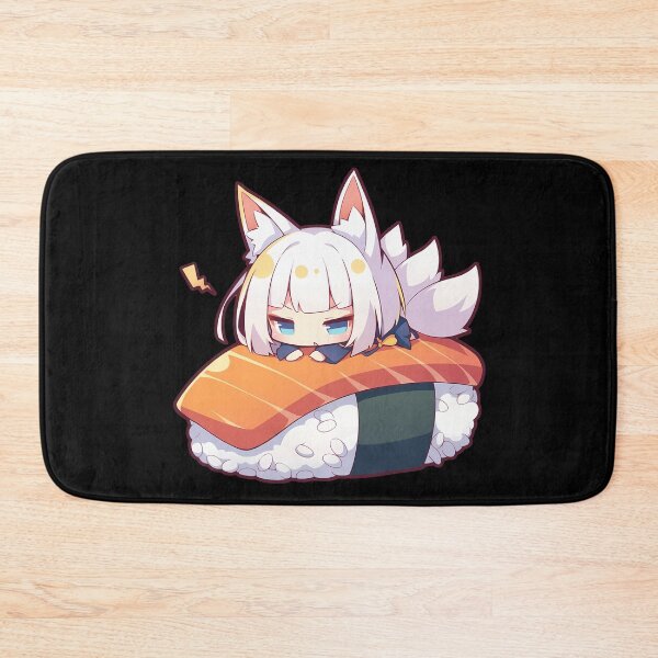 Artikelvorschau, Kaga Azur Lane Chibi Sushi Kawaii Anime Mädchen Fuchs Süße Rolle entworfen und verkauft von CarlosBender.