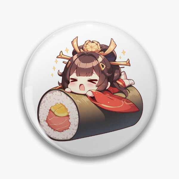Item preview, Lovely Taihou Azur Lane Chibi Sushi Kawaii Anime Girl Art designed and sold by CarlosBender.