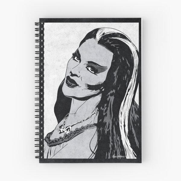 Item preview, LILY MUNSTER - The Munsters (Greyscale) designed and sold by FamousWeirdosRB.