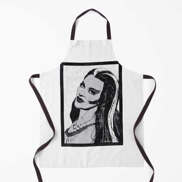 Item preview, LILY MUNSTER - The Munsters (Greyscale) designed and sold by FamousWeirdosRB.