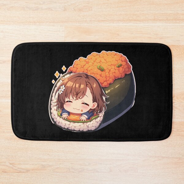 Item preview, Certain Scientific Misaka Mikoto Railgun Chibi Sushi Kawaii Anime Girl designed and sold by CarlosBender.