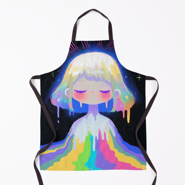 Item preview, Cosmic Melting Rainbow Girl designed and sold by bubblegoth.