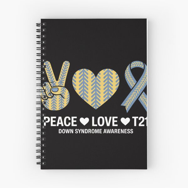 Item preview, Peace Love Cure World Down Syndrome Day 321 Awareness designed and sold by jewellmeyers.