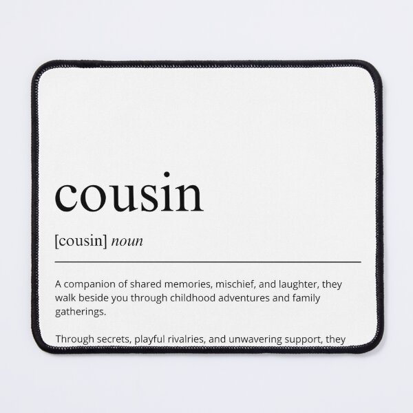Item preview, Cousin Definition Print | Minimalist Typography Wall Art | Family Gift Poster | Sentimental Quote designed and sold by shopcanva.