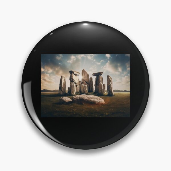 Item preview, Mystical Ancient Stone Monument Landscape designed and sold by Lostinwaktu.