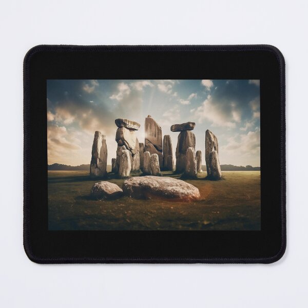 Item preview, Mystical Ancient Stone Monument Landscape designed and sold by Lostinwaktu.