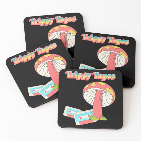 Item preview, Trippy Tapes: 80s Psychedelic Mushroom & Retro Cassette Mixtape designed and sold by Goomez Art.