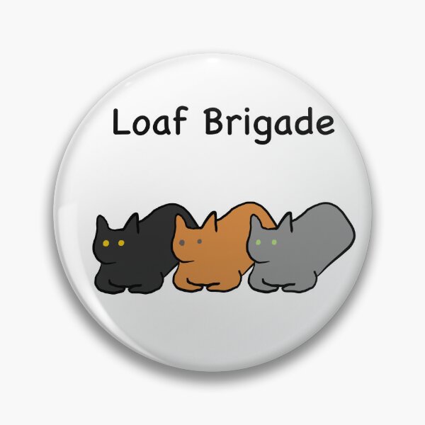Item preview, Loaf Brigade Three Cats Loafing in a Row designed and sold by whenkelseydraws.