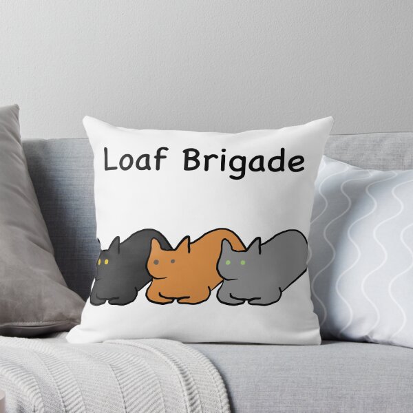 Item preview, Loaf Brigade Three Cats Loafing in a Row designed and sold by whenkelseydraws.