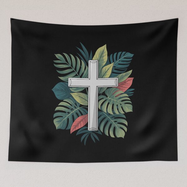 Item preview, Palm Sunday Cross Christian Religious Art Palm designed and sold by joedavila.
