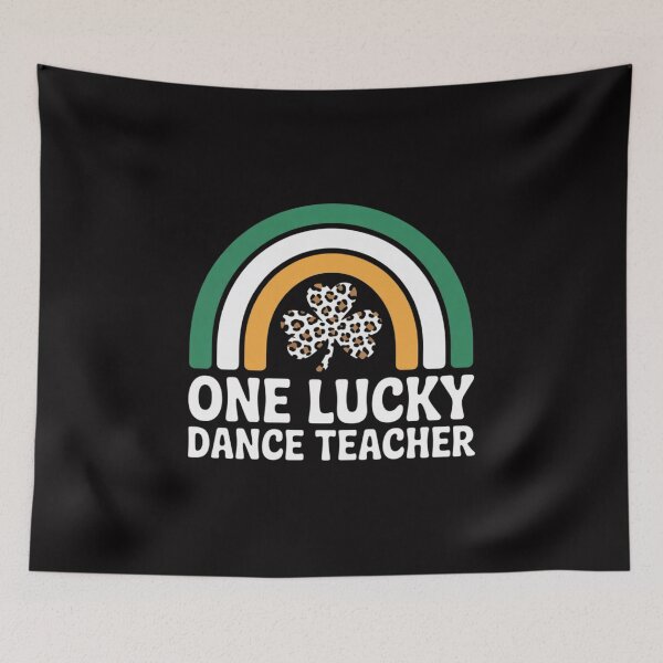 Item preview, One Lucky Dance Teacher St Patricks Day Rainbow designed and sold by jewellmeyers.