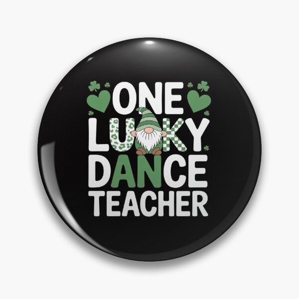 Item preview, One Lucky Dance Teacher St Patricks Day Gnome designed and sold by jewellmeyers.