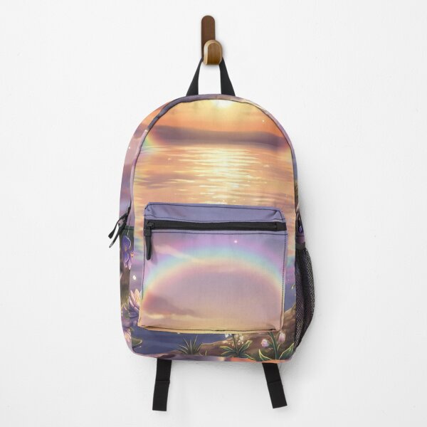 Item preview, Graceful Whippet at Sunset Rainbow Lake designed and sold by PetMemorialArt.