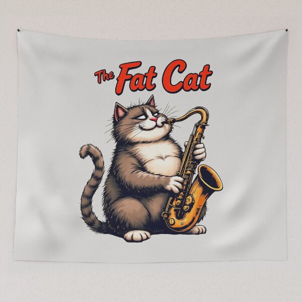 Item preview, The Fat Cat Jazz designed and sold by SteadyRolling.