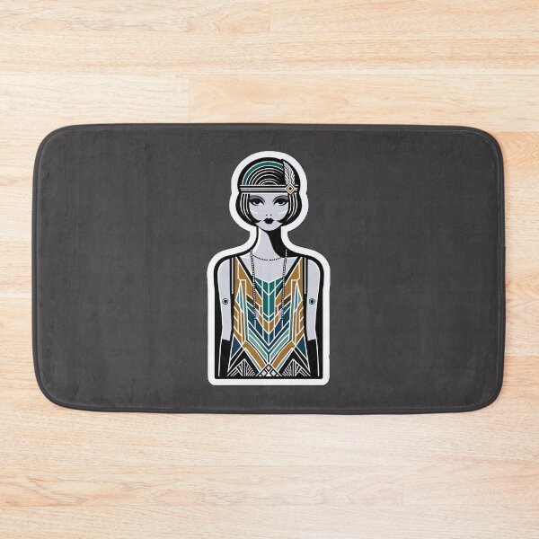 Item preview, Art Deco Flapper Pinup Roaring Twenties Glamour Print designed and sold by PinUpPizzazz.