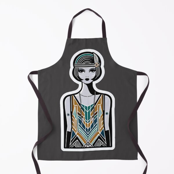 Item preview, Art Deco Flapper Pinup Roaring Twenties Glamour Print designed and sold by PinUpPizzazz.