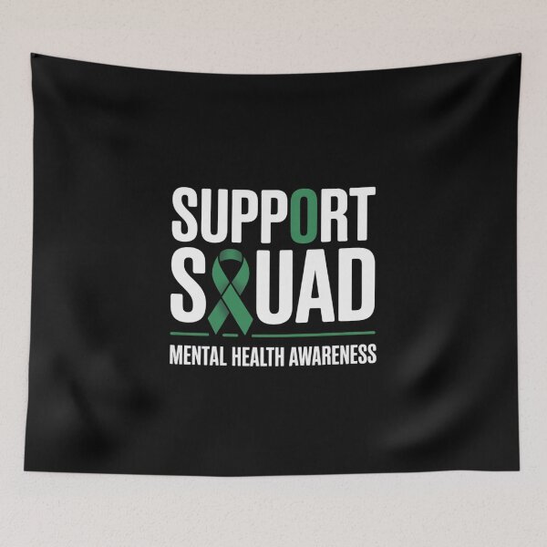 Item preview, Mental Health Awareness Month PTSD Ribbon Green And Orange 2 designed and sold by joedavila.