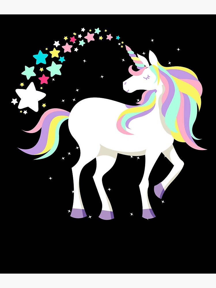 Pretty Pastel Rainbow Colors Unicorn Stars Pretty Pastel Rainbow Colors Unicorn Stars