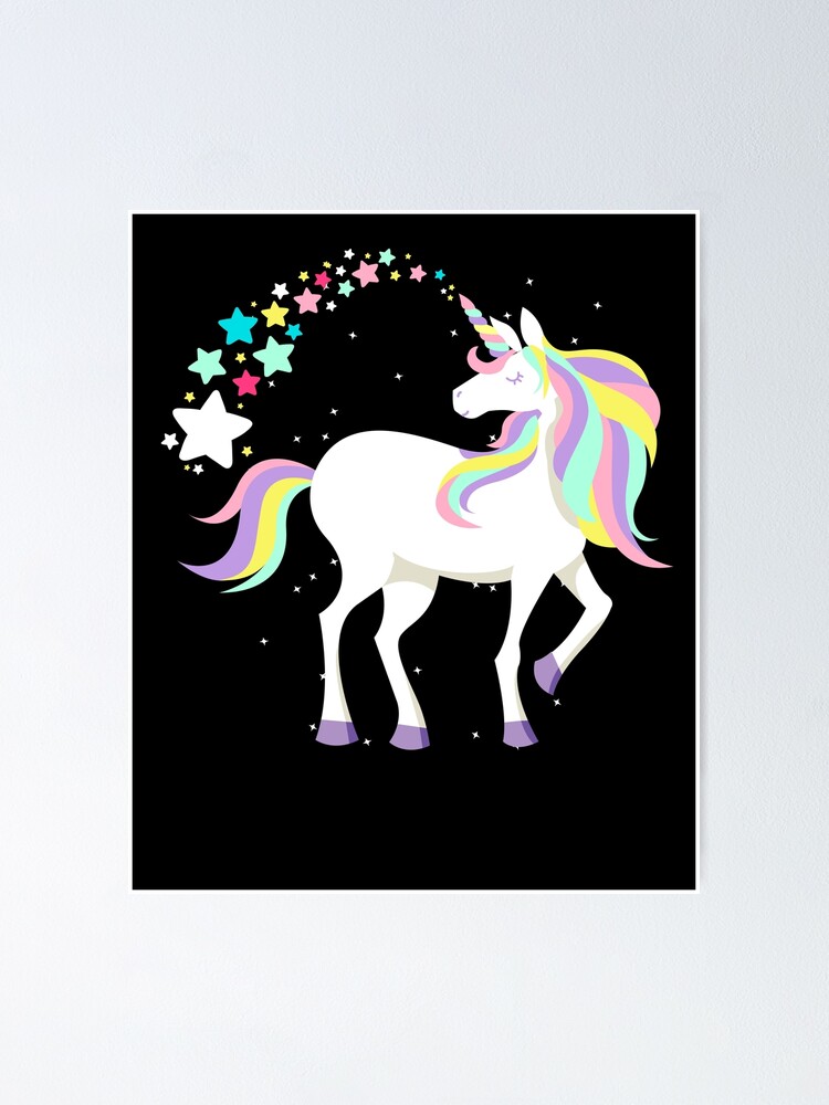 Pretty Pastel Rainbow Colors Unicorn Stars Pretty Pastel Rainbow Colors Unicorn Stars
