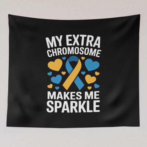 Item preview, My Extra Chromosome Makes Me Sparkle World Down Syndrome Day 2 designed and sold by jewellmeyers.
