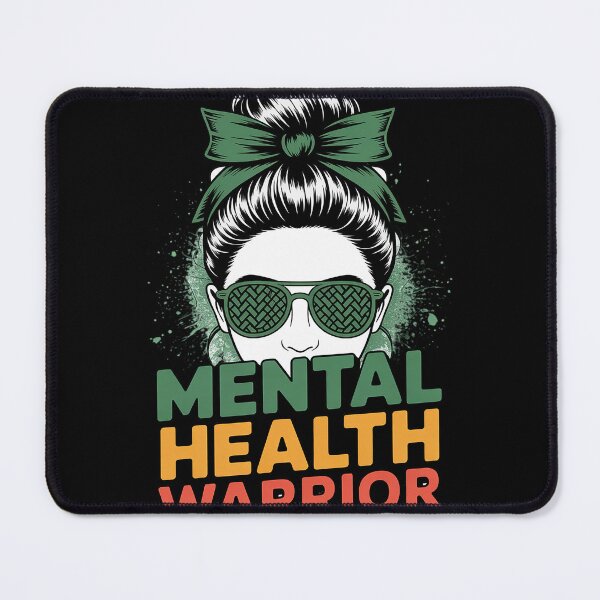 Item preview, Mental Health Warrior Messy Bun designed and sold by joedavila.