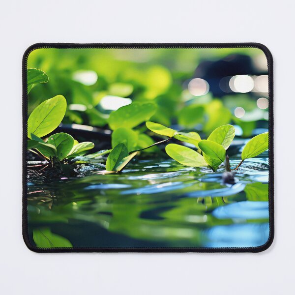 Item preview, Graceful Tiny Leaves Floating Elegantly In A Pond designed and sold by DEC02.
