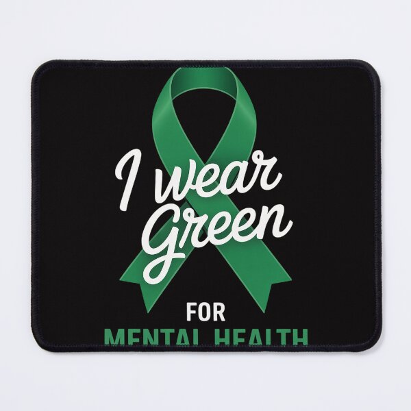 Item preview, Mental Health Awareness Month PTSD Ribbon Green And Orange designed and sold by jewellmeyers.