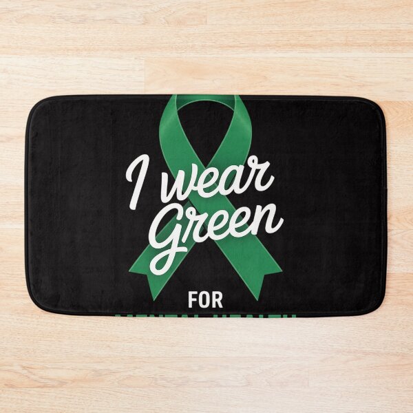 Item preview, Mental Health Awareness Month PTSD Ribbon Green And Orange designed and sold by jewellmeyers.