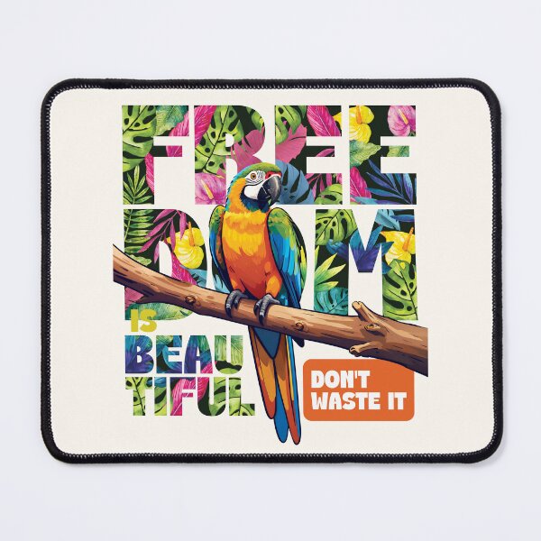 Item preview, Tropical macaw, Freedom is beautiful, don't waste it designed and sold by Dizartico.