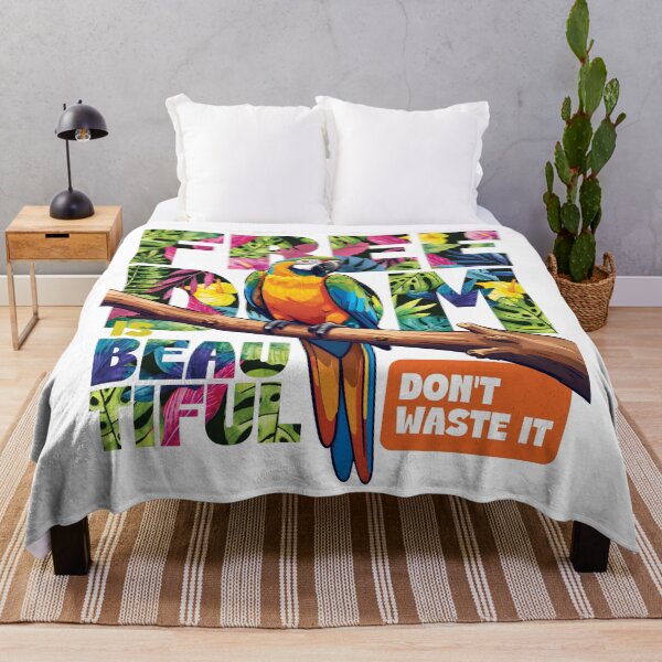 Item preview, Tropical macaw, Freedom is beautiful, don't waste it designed and sold by Dizartico.