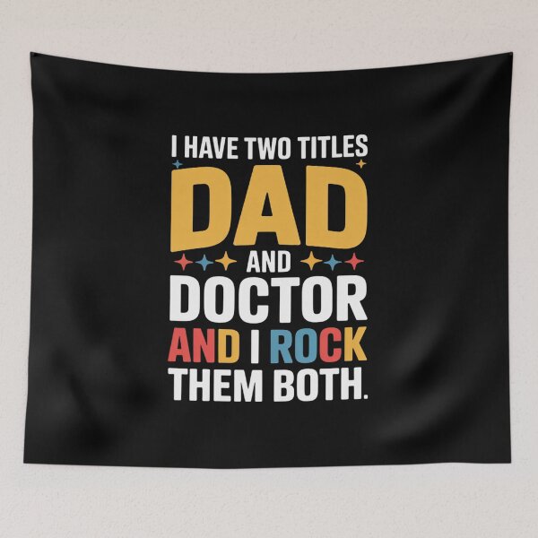 Item preview, Mens I Have Two Titles Dad And Doctor  Father's Day designed and sold by joedavila.